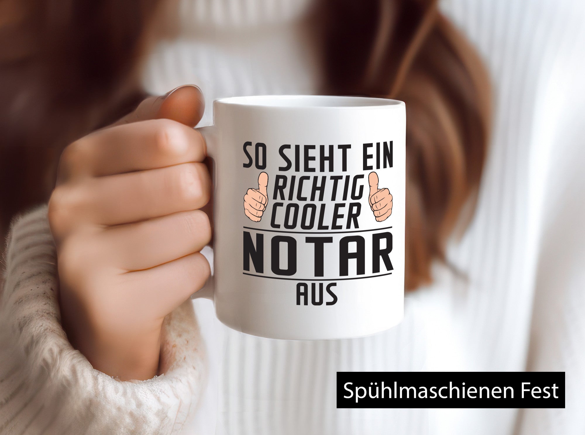 Richtig Cooler Notar | Jurist lustig Humor Geschenkidee Geschenk Tasse
