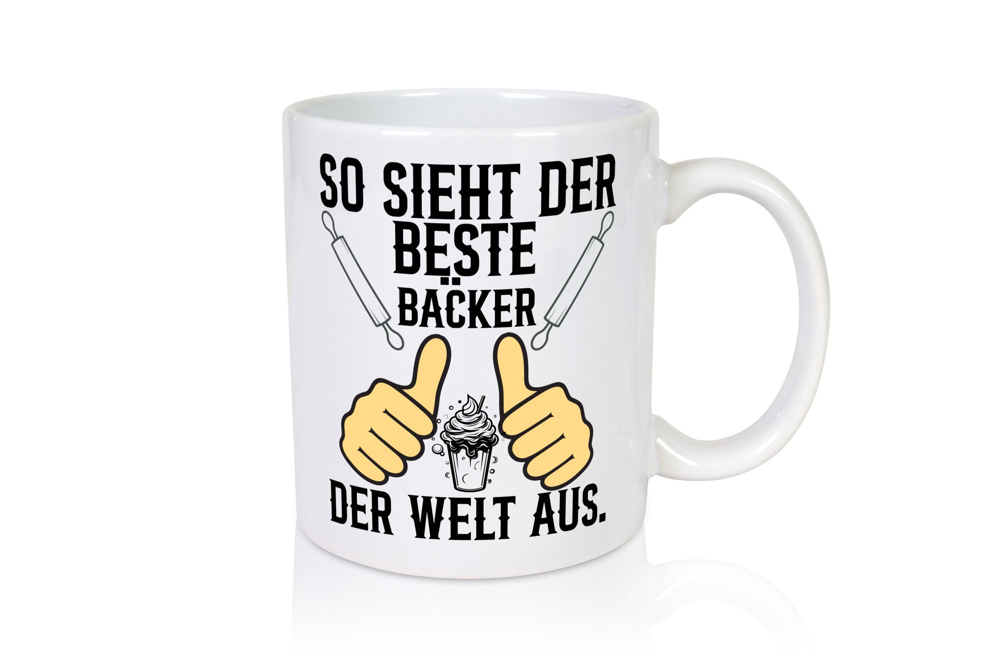 So sieht der beste Bäcker Welt aus | Meister Humor Geschenkidee Tasse