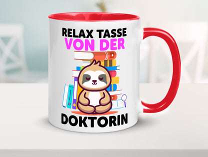 Relax Tasse: Doktorin | Doktorand Doktortitel lustig Humor Geschenkidee