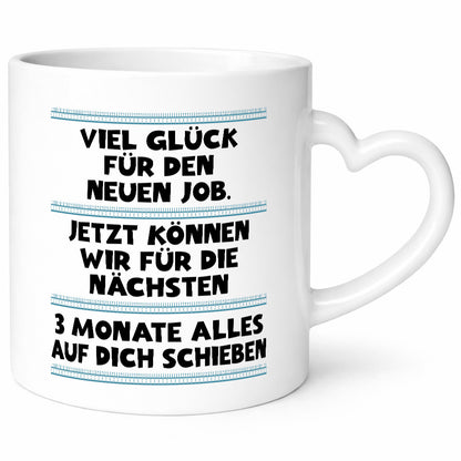 Vile glück mit dem neuen Job | Neuling Arbeit Geschenk Kollegen Büro lustiger