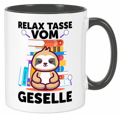 Relax Tasse: Geselle | Handwerker lustiger Spruch Geschenk Humor Geschenkidee