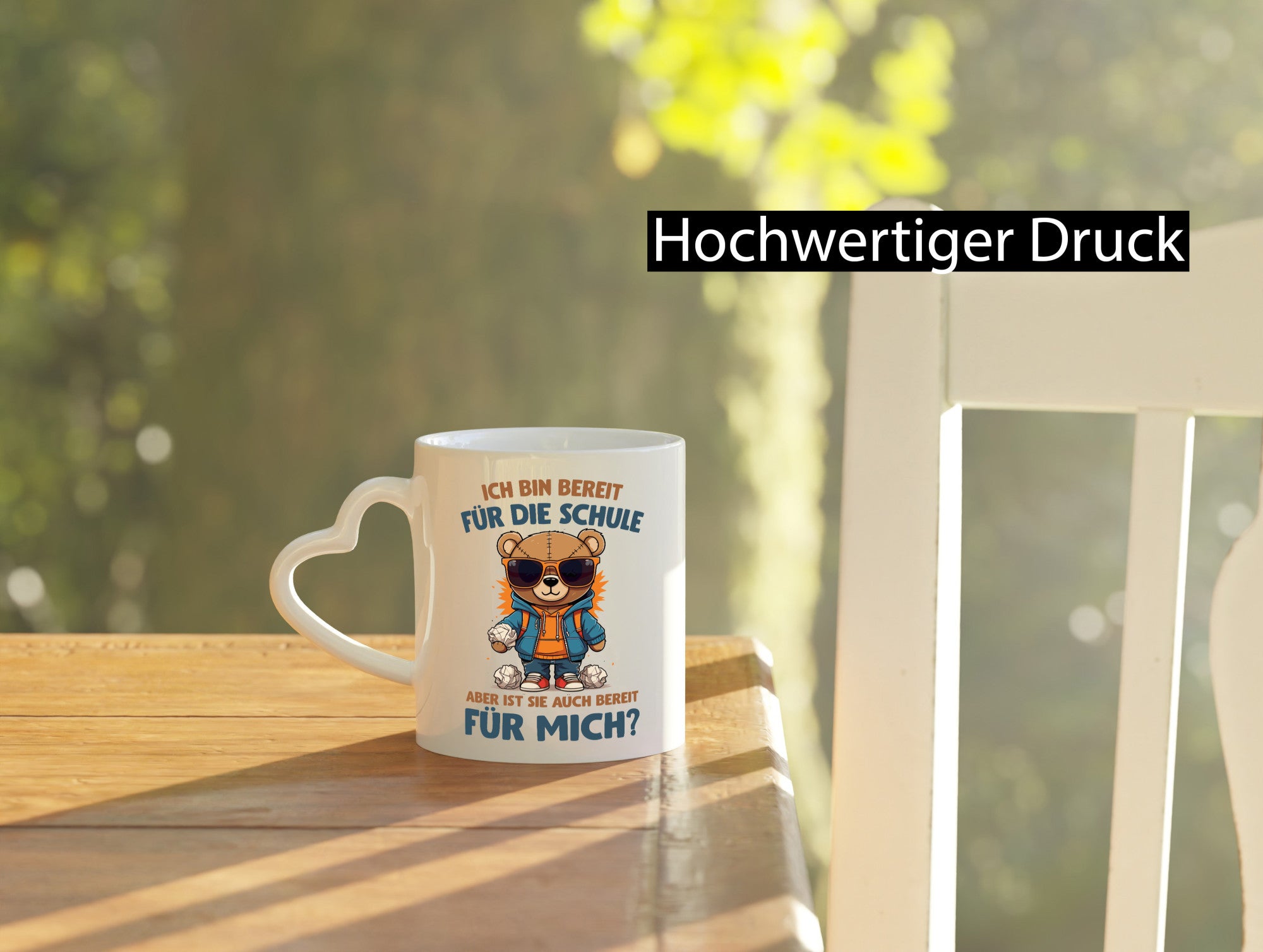 Ich bin bereit für die Schule | Einschulung lustig Humor Geschenkidee Geschenk