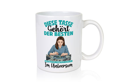 Im Universum: Elektromechanikerin | Mechanikerin lustig Humor Geschenkidee