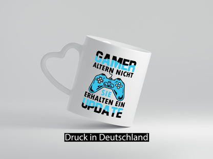 Gamer altern nicht | Controller Geschenk Humor Geschenkidee lustiger Spruch