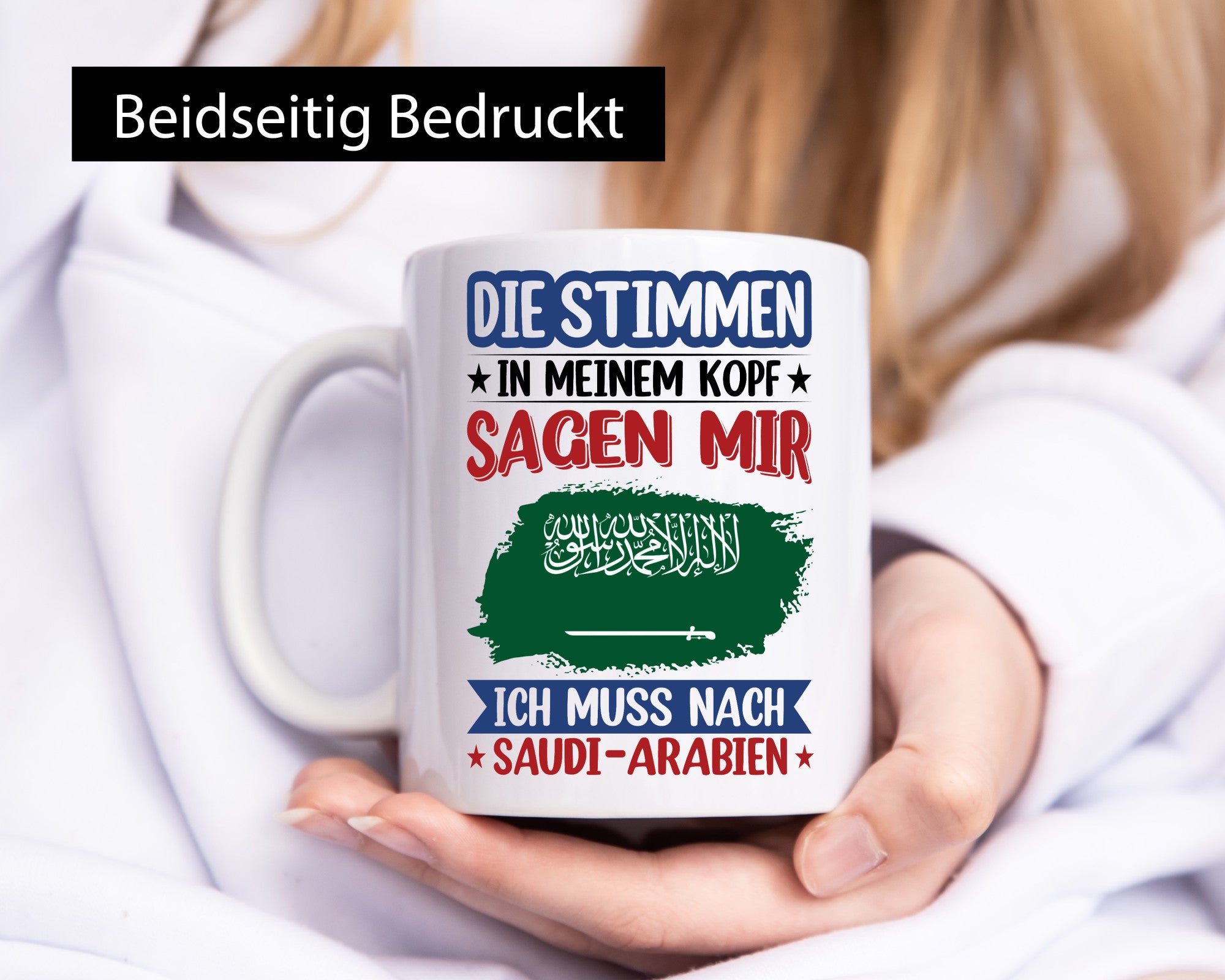 Saudi-Arabien | Urlaub Stimmen in meinem Kopf Traumland v2 Humor Geschenkidee