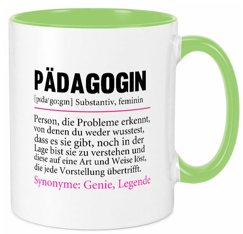 Pädagogin | Spruch lustig Humor Pädagogik v2 Geschenk Geschenkidee lustiger