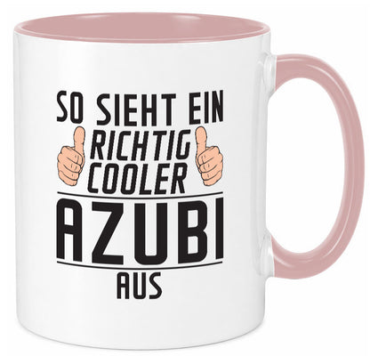 Richtig Cooler Azubi | Ausbildung Lehre Lehrling Geschenk Humor Geschenkidee Tasse