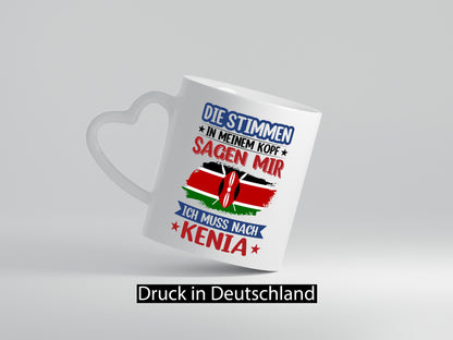 Kenia | Urlaub Stimmen in meinem Kopf Traumland lustiger Spruch Geschenk Humor