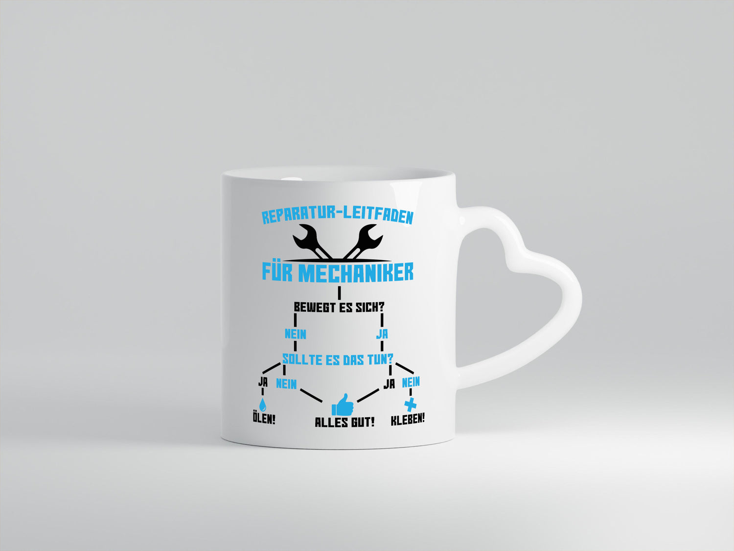 Mechaniker | Reparatur Autowerkstatt Ölen Kleben Geschenkidee Humor Tasse