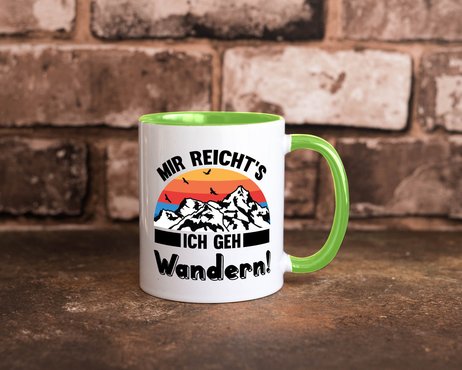Mir reichts ich geh Wandern | Berge Laufen Natur Humor Geschenkidee Tasse