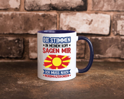 Nordmazedonien | Urlaub Stimmen in meinem Kopf Geschenk Humor Geschenkidee