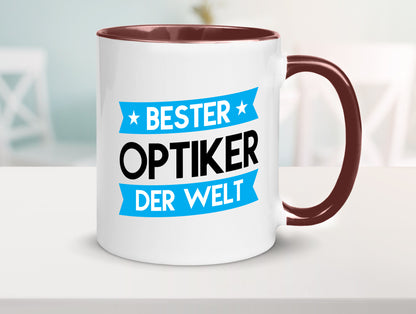 Bester Optiker | Augenoptiker Geschenkidee Humor Tasse