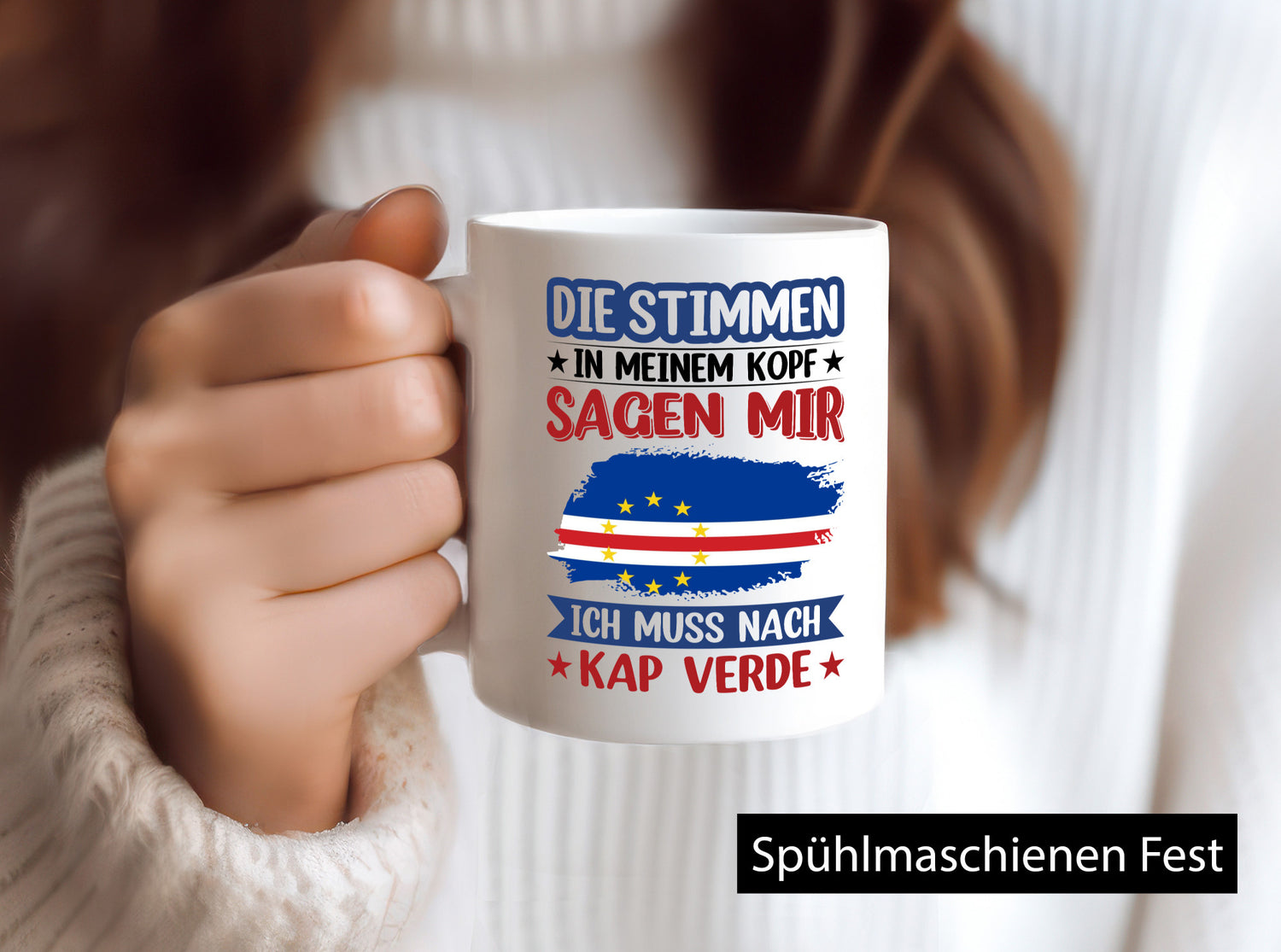 Kap Verde | Urlaub Stimmen in meinem Kopf Traumland lustig Humor Geschenkidee