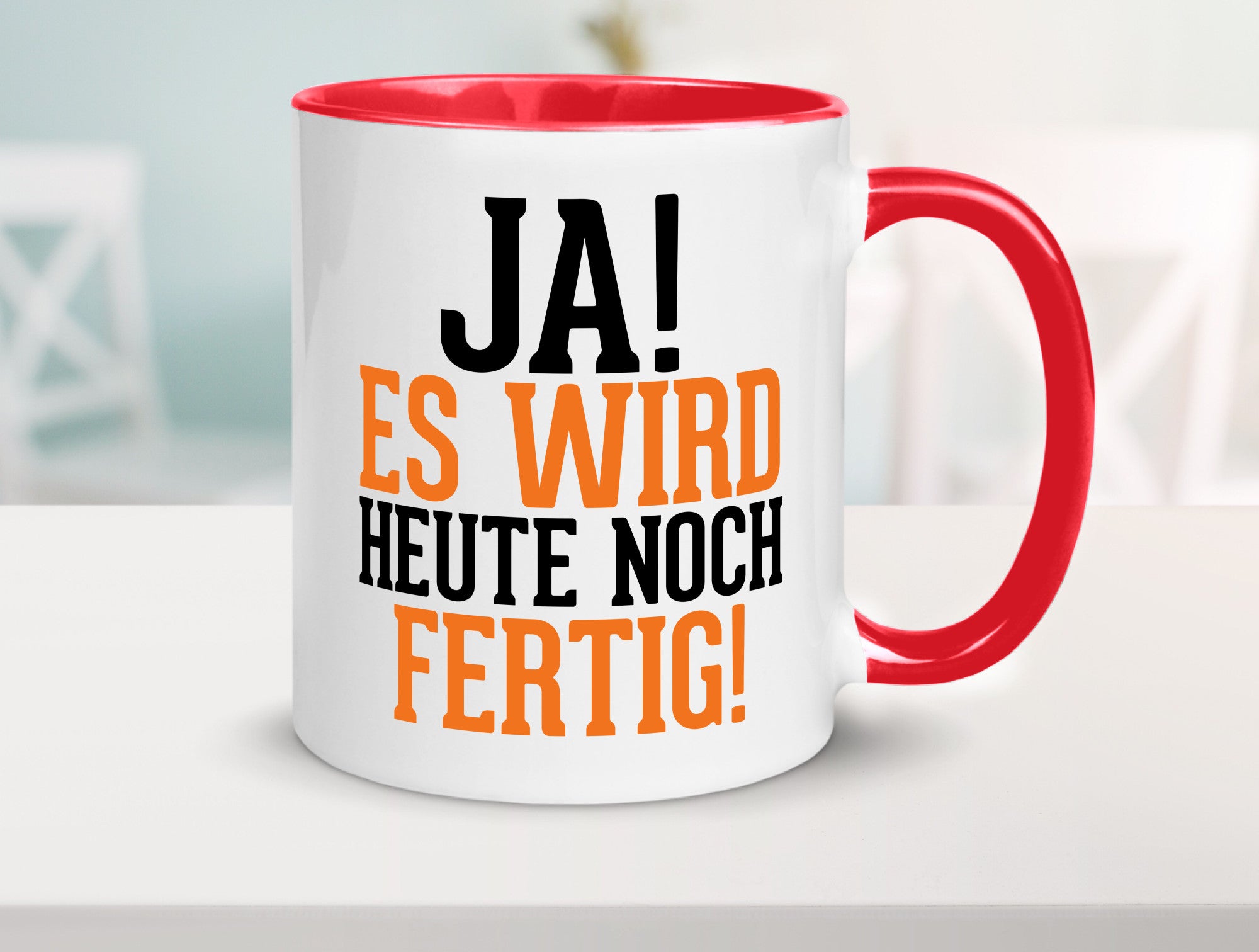 Ja es wird heute noch fertig | Arbeit Kollegen Werkstatt Humor Büro