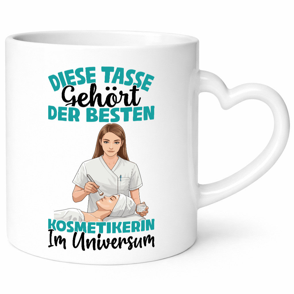 Im Universum: Kosmetikerin | Kosmetik Stylistin Humor Geschenkidee Tasse
