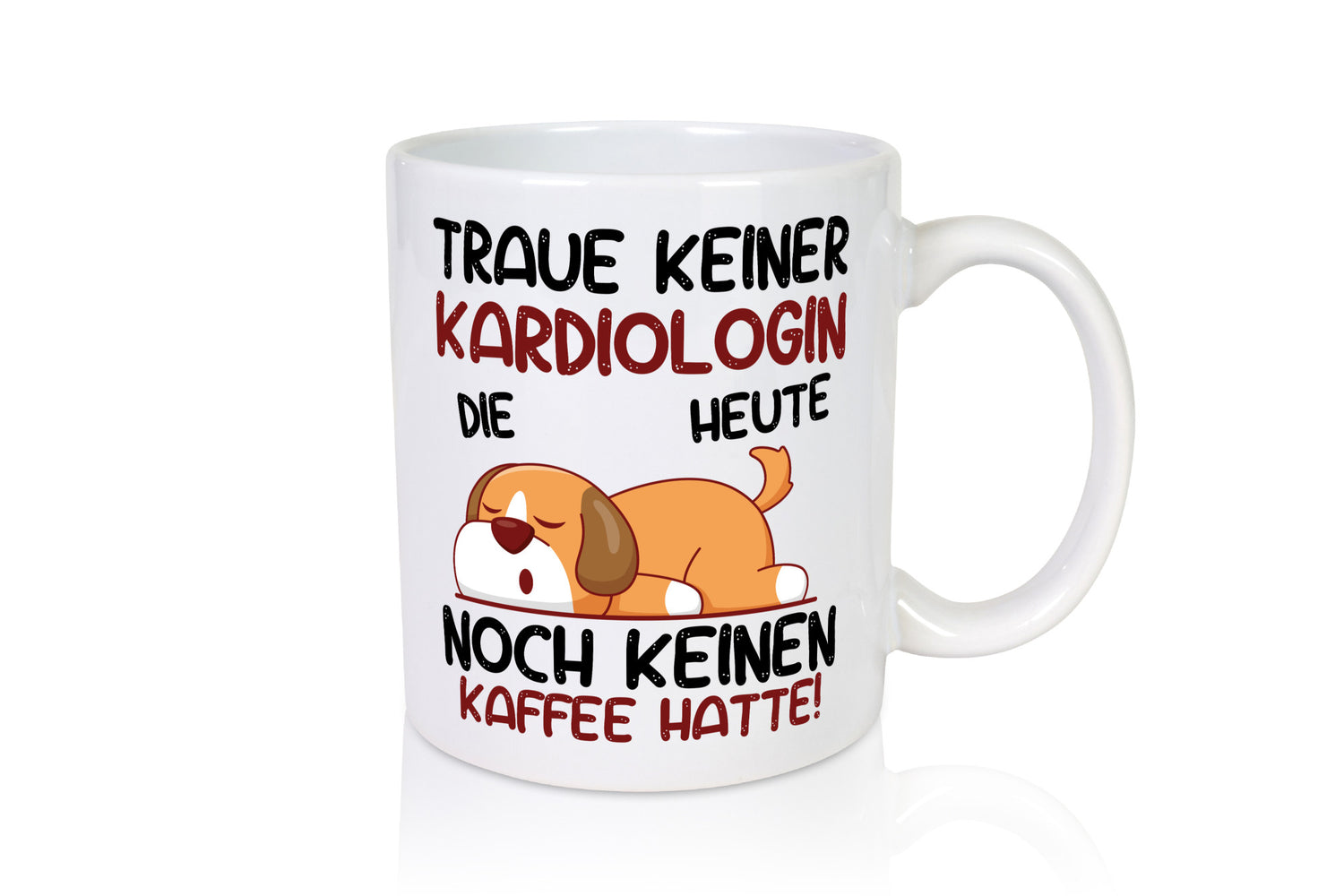 Traue keiner Kardiologin | Kardiologie lustig Humor Geschenkidee Geschenk Tasse