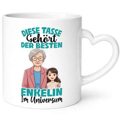 Im Universum: Enkelin | Opa Oma Großmutter Großvater Geschenk Familie