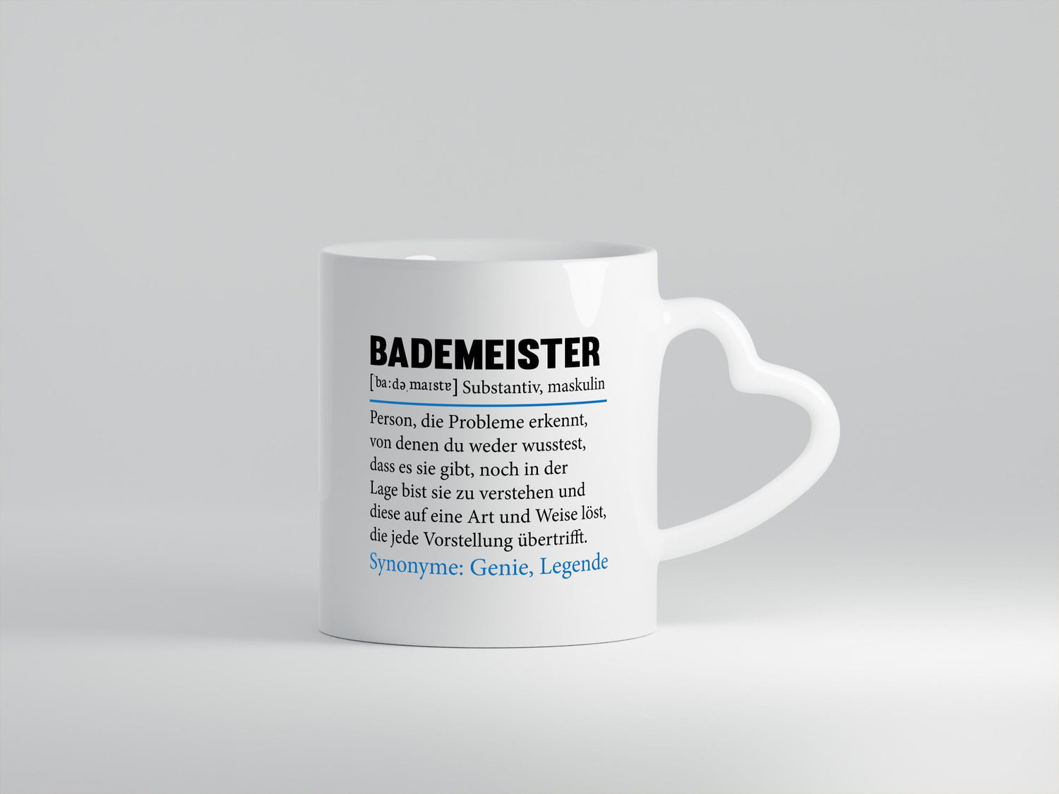 Bademeister | Rettungsschwimmer Schwimmmeister Humor Geschenkidee Tasse