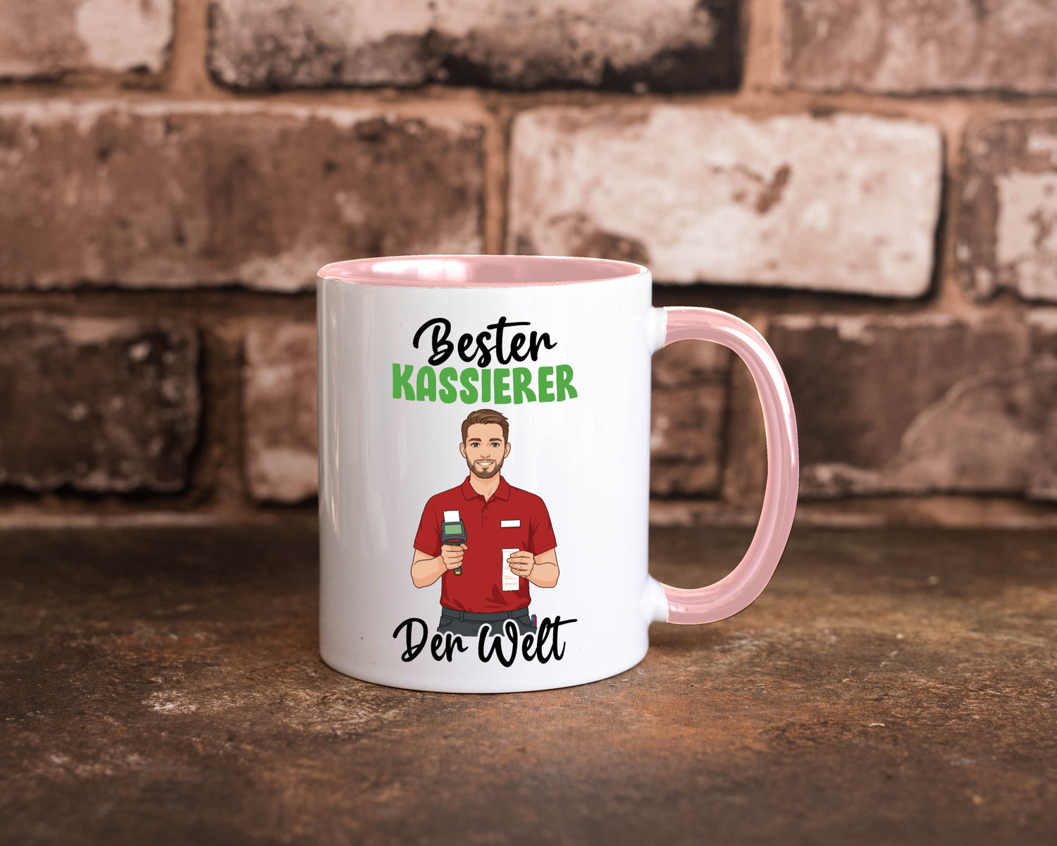 Bester Kassierer v2 Geschenkidee Humor Tasse