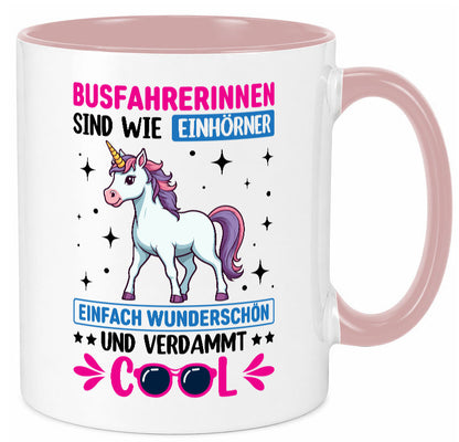Bussfahrerinen sind wie einhorner | Einhorn Bussfahrerin Geschenkidee Humor