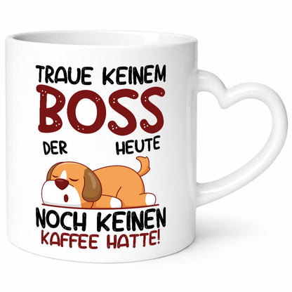 Traue keinem Boss | Führungskraft Vorgesetzter Geschenkidee Humor Tasse