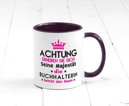 Seine Majestät Buchhalterin | Buchhaltung Humor Geschenkidee Tasse