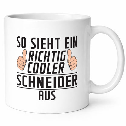 Richtig Cooler Schneider | Beruf Schneiderei Geschenk Arbeit Kollegen Büro