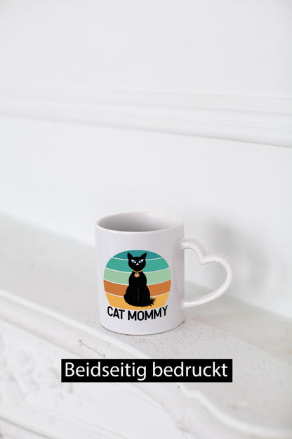 Cat Mommy | Katzenmama niedliche Katze Tierliebhaber Humor Familie Geschenkidee