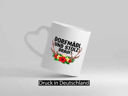 Dorfmädel und stolz drauf | Dorfkind Dorf v2 Geschenkidee Humor Tasse