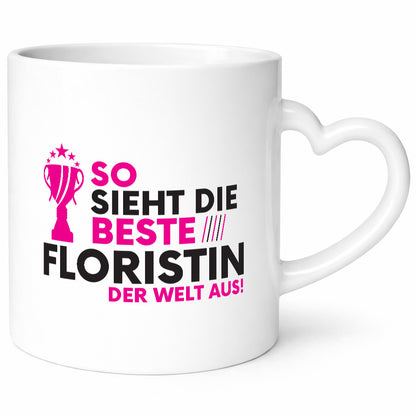 Die Weltbeste Floristin | Blumen Verkäuferin Humor Geschenkidee Tasse