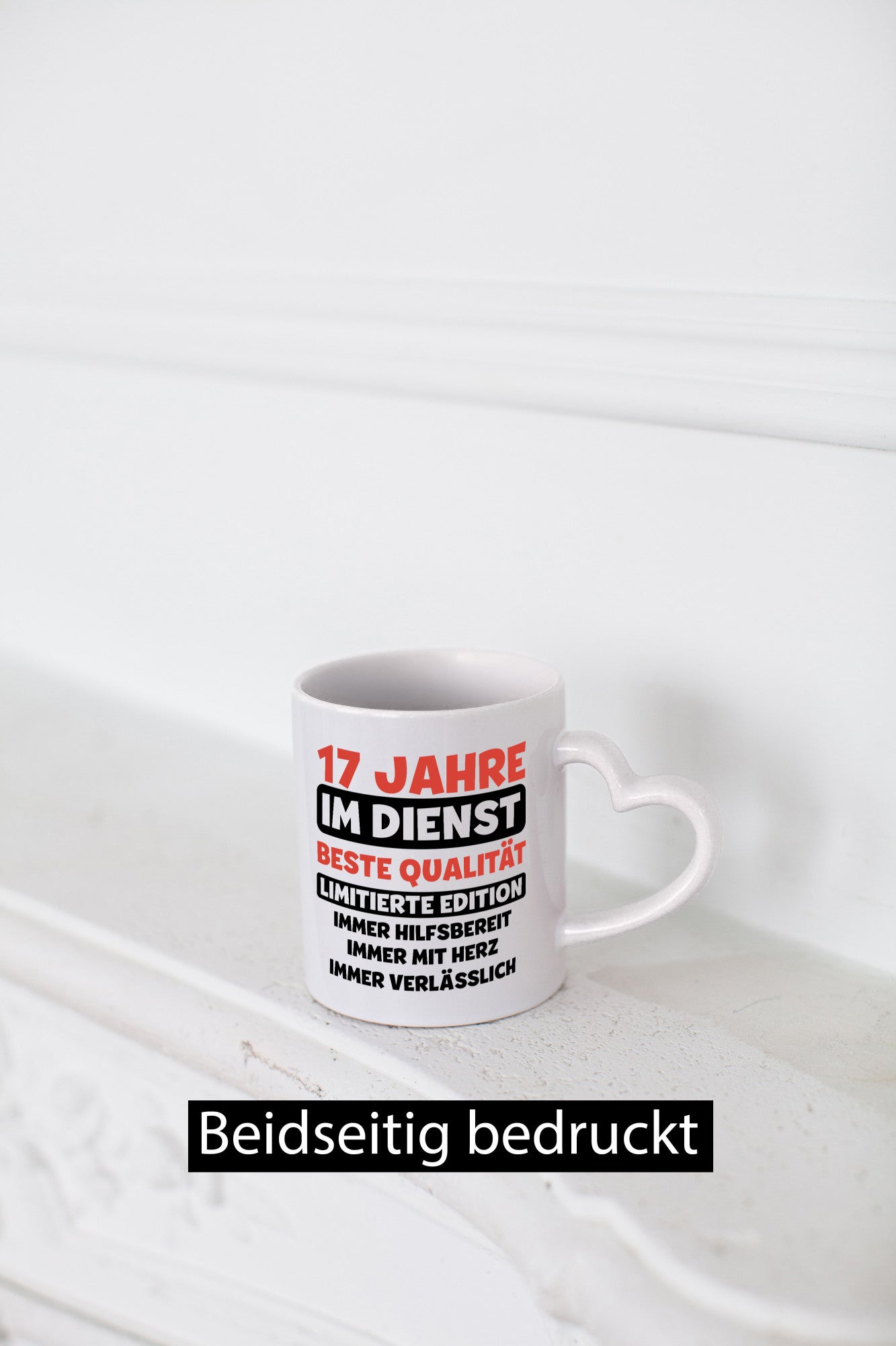 17 Jahre im Dienst | Jubiläum Arbeit v3 Humor Kollegen Büro Geschenkidee Tasse