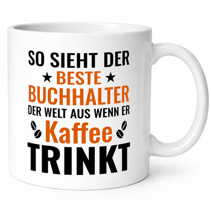Kaffee trinkt: Buchhalter | Buchhaltung Humor lustig Geschenkidee Geschenk Tasse