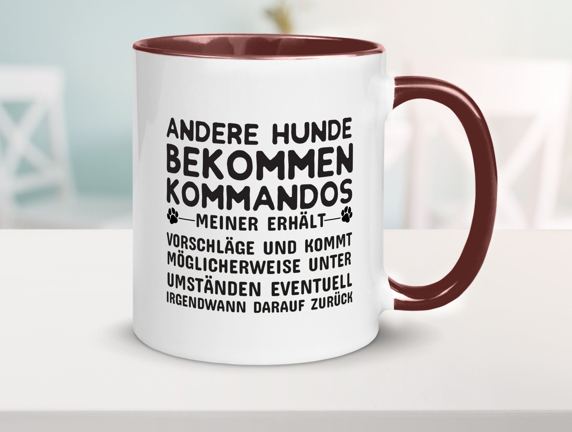 Hunde Training | Hundebesitzer Tasse Hundekommando lustig Tierliebhaber Humor