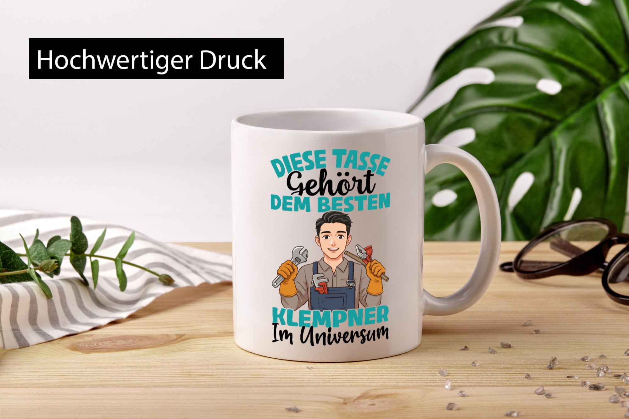 Im Universum: Klempner |klempnern Humor Geschenkidee Tasse