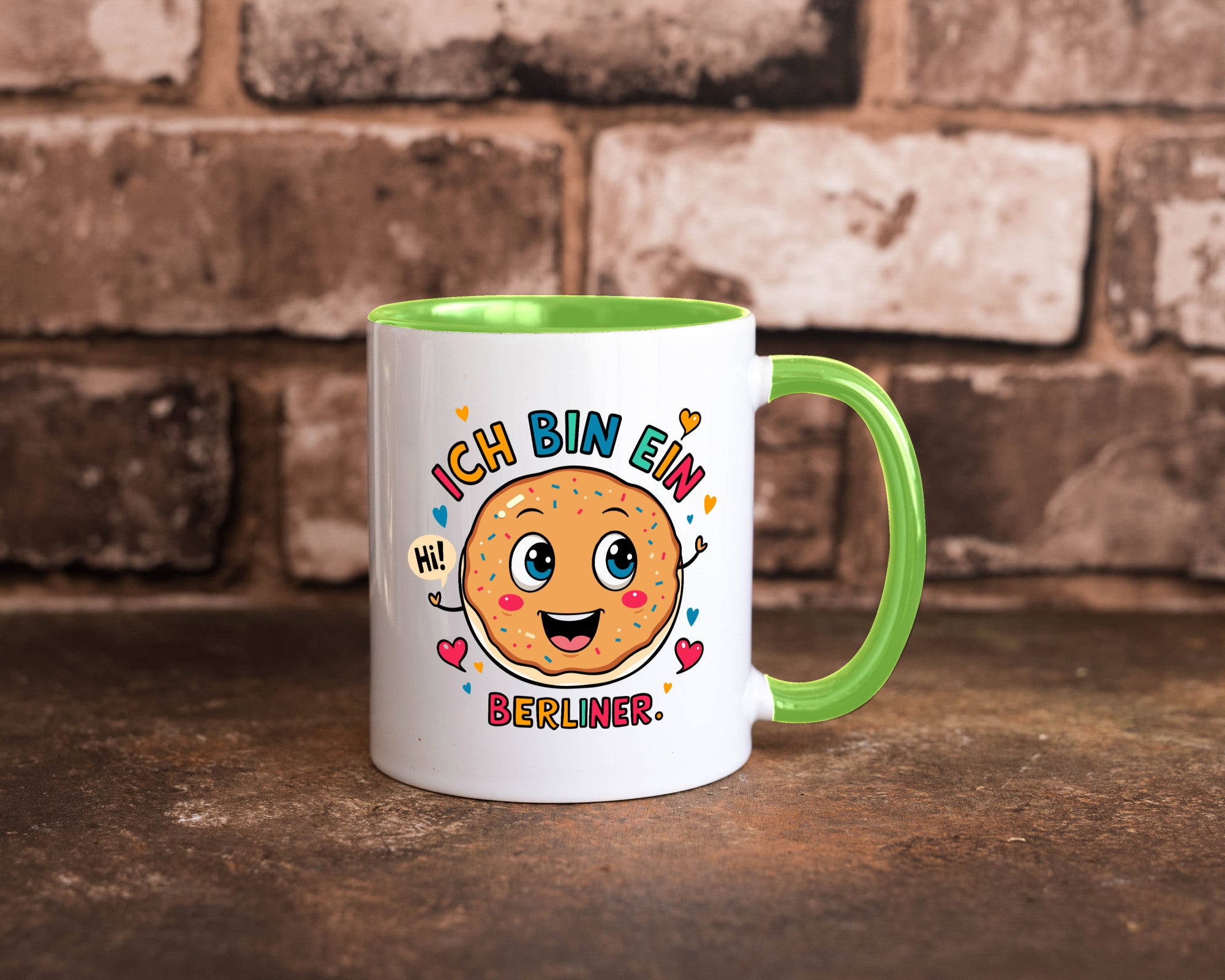 Ich bin ein Berliner | Krapfen Pfannkuchen Humor Geschenkidee Tasse