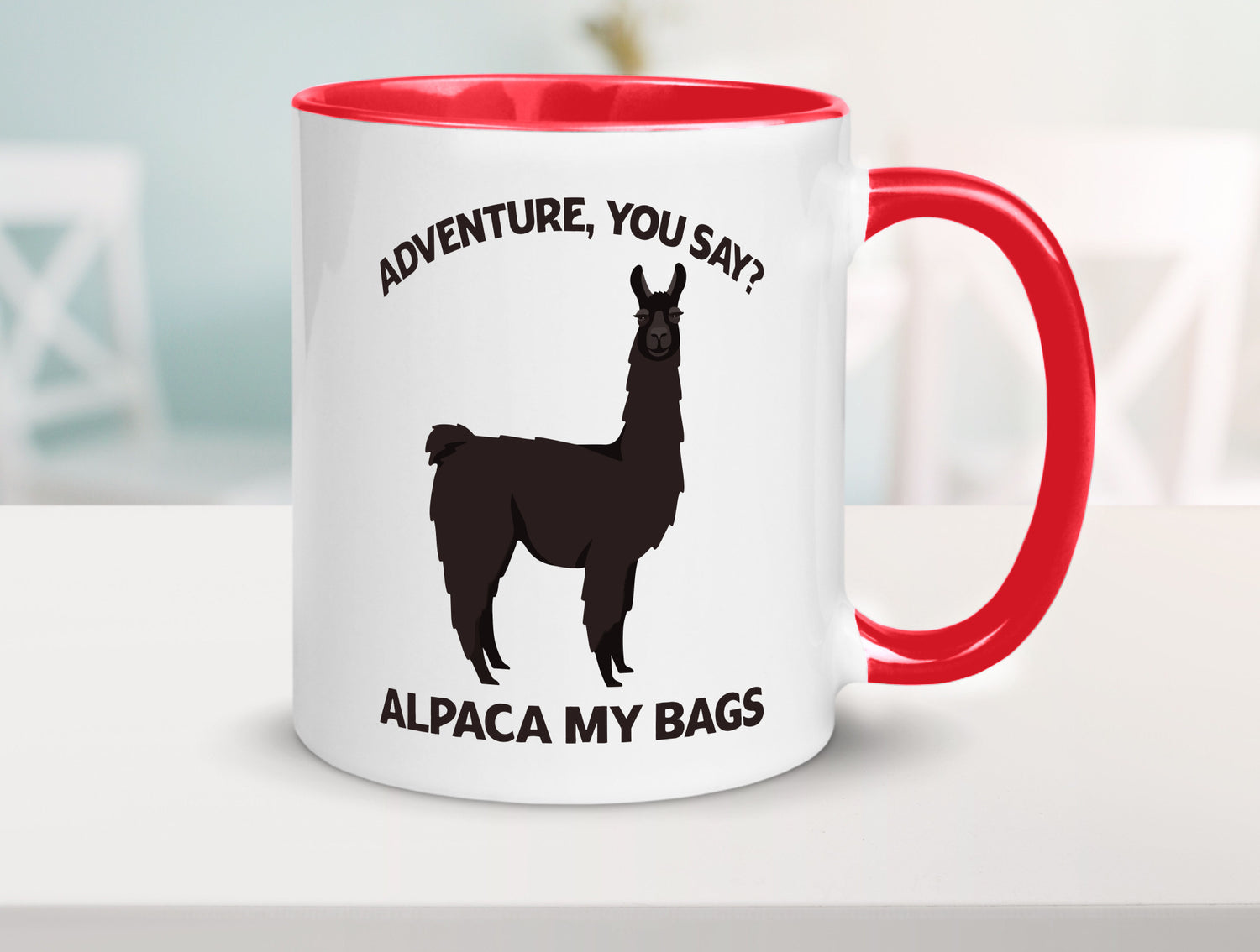 Adventure, Alpaca | Humor Geschenkidee Tasse