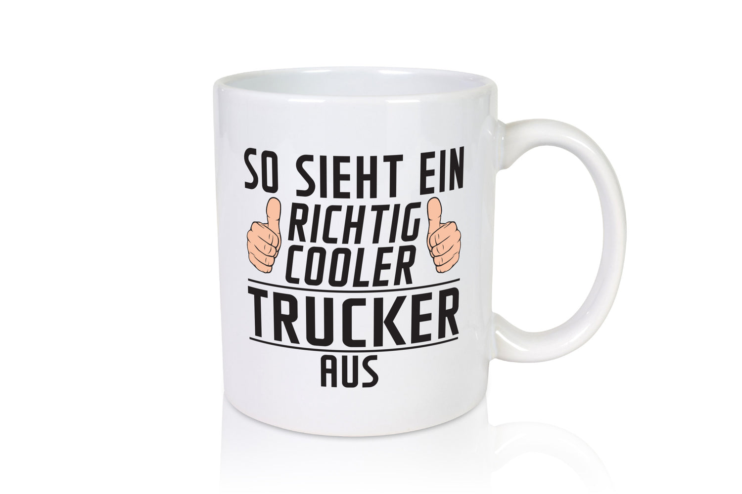 Richtig Cooler Trucker | LKW Fahrer Beruf Humor Arbeit Kollegen Büro