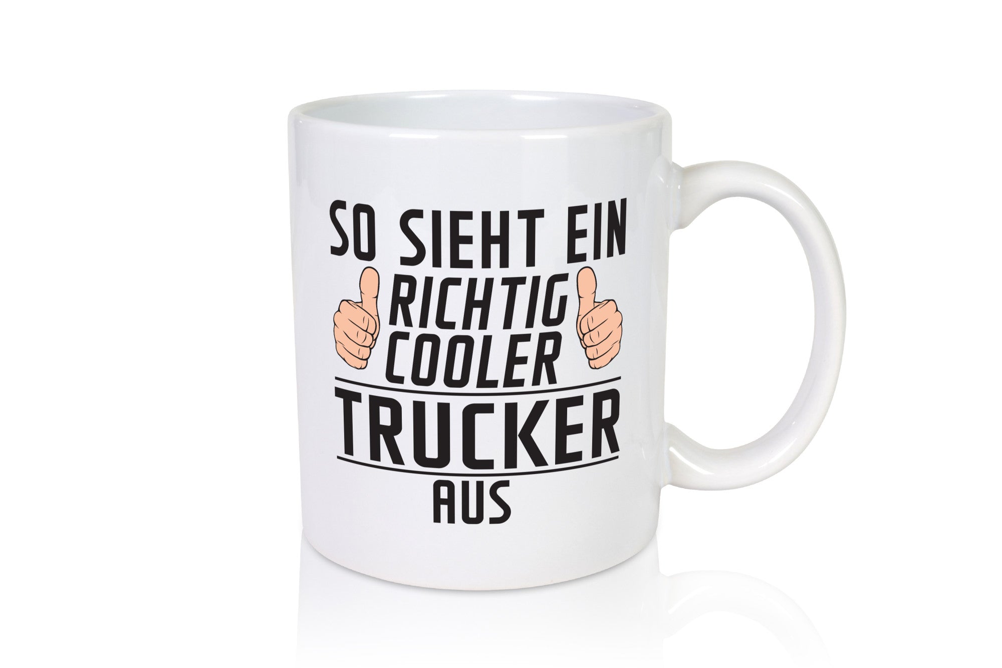 Richtig Cooler Trucker | LKW Fahrer Beruf Humor Arbeit Kollegen Büro