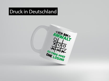 Ich finde immer eine Lösung | Anwalt rechtsanwalt lustiger Spruch Geschenk