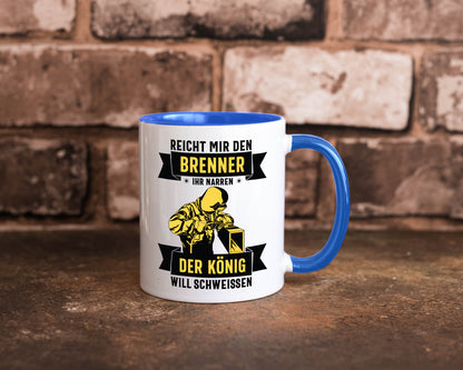 König will schweissen | Schweisser Sterne lustiger Spruch Geschenk Humor