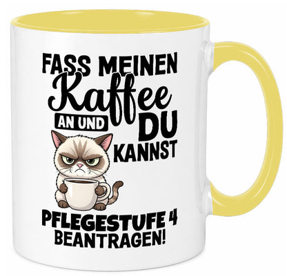 Fass meinen Kaffee an | Pflegestufe 4 Krankenschwester v3 Geschenkidee Humor