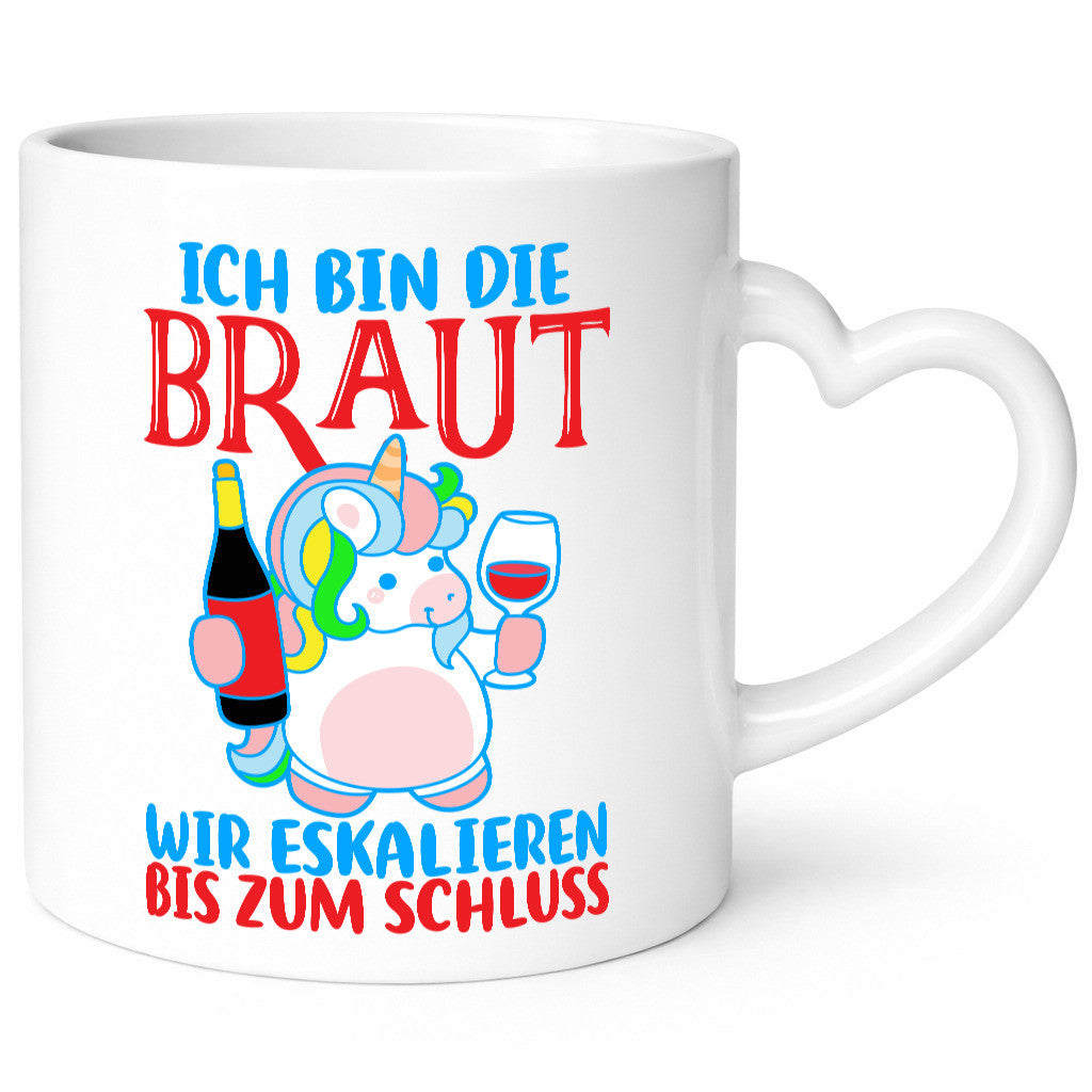 Junggesellinnenabschied | JGA Braut Einhorn Eskalation v2 lustig Humor