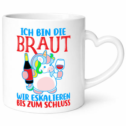 Junggesellinnenabschied | JGA Braut Einhorn Eskalation v2 lustig Humor