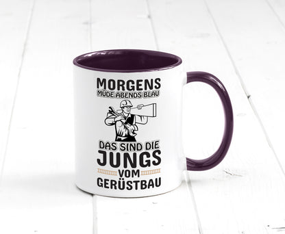 Jungs vom Gerüstbau | Gerüstbauer Tasse Baustelle Geschenk Humor Geschenkidee
