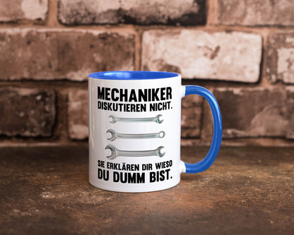 Mechaniker Diskutieren nicht sie erklären nur wieso Geschenkidee Tierliebhaber