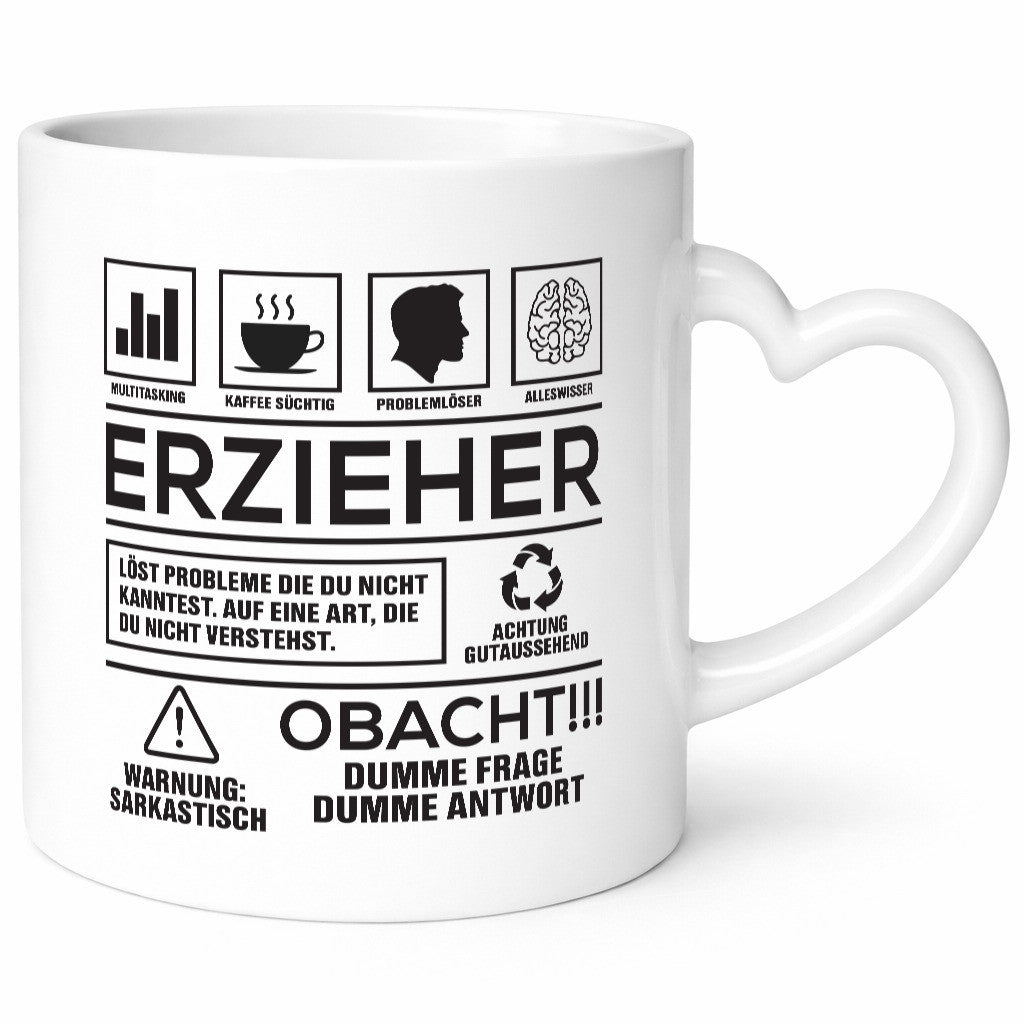 Achtung Probleme Erzieher | Pädagoge Schule lustig Humor Geschenkidee Geschenk