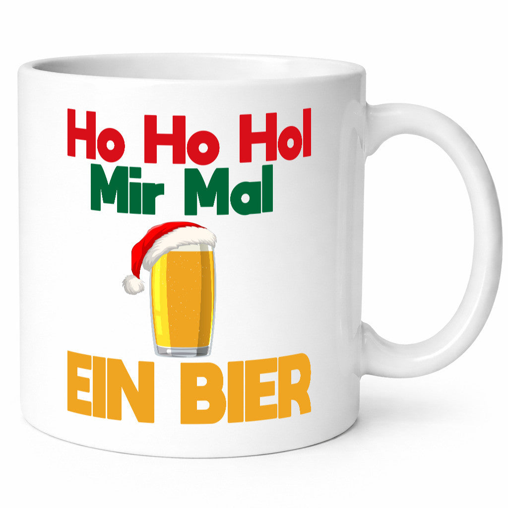 Ugly Christmas | ho hol mir mal ein Bier Biernachten Geschenkidee Humor Tasse
