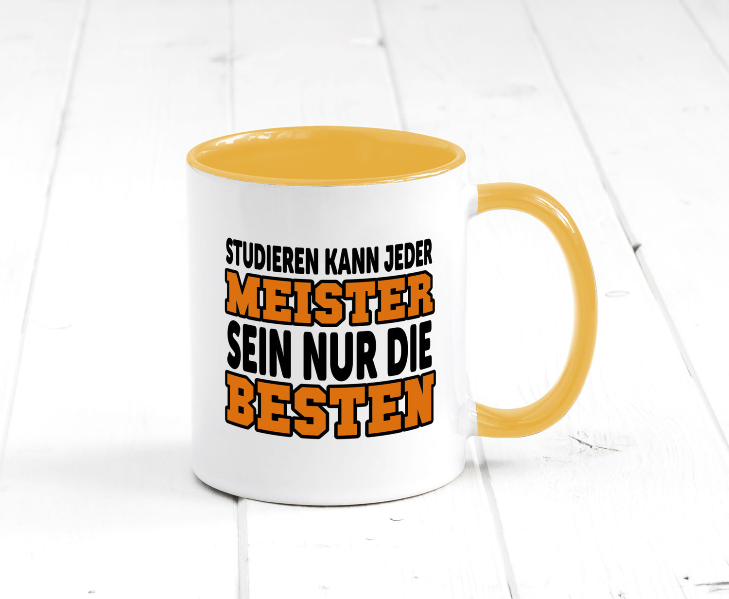 Meister | Handwerker Meisterprüfung Berufsabschluss Humor Arbeit Kollegen Büro