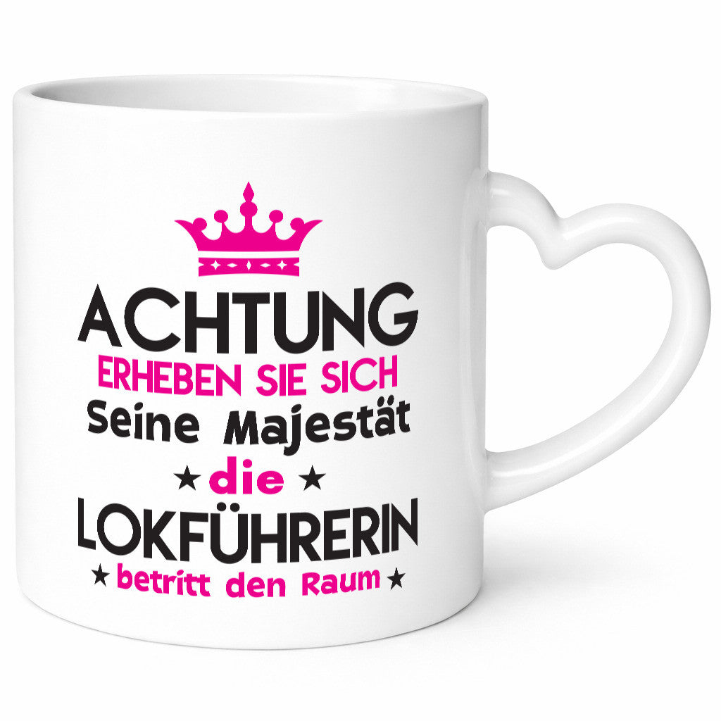 Seine Majestät Lokführerin | Zug Beruf Geschenkidee Arbeit Kollegen Büro Humor
