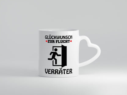 Verräter Jobwechsel lustiger Spruch Geschenk Arbeit Kollegen Büro Tasse